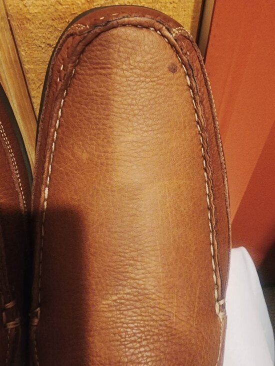 Johnston & Murphy Sheepskin Tan Loafers Size 10.5M